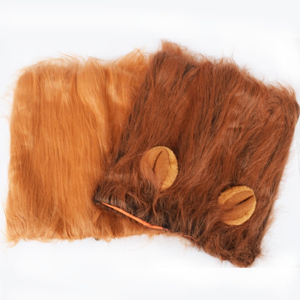 Pet Wig Funny Lion Headgear Hat